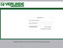 Tablet Screenshot of docs.verlinde.com